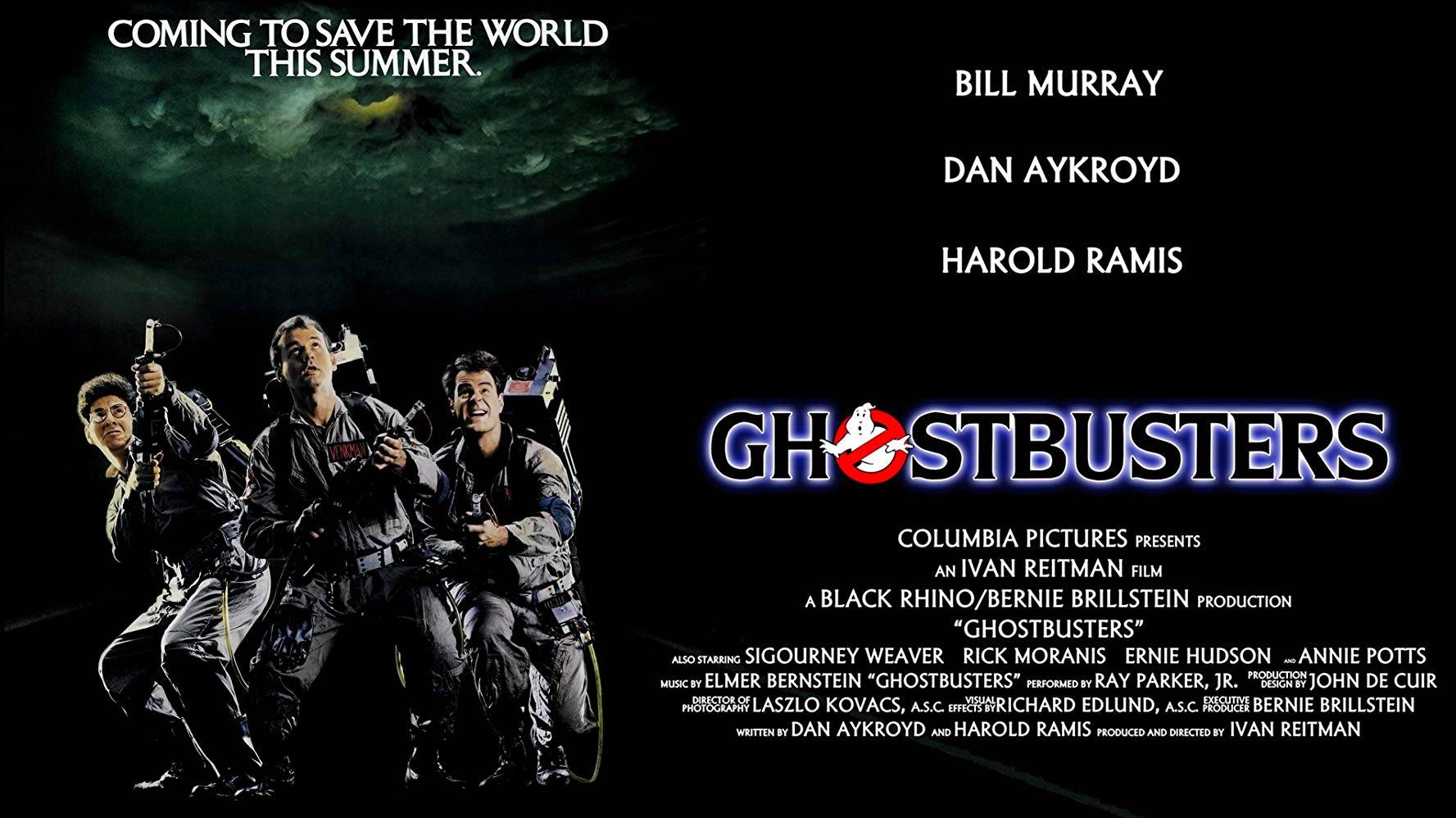 Ernie Hudson GHOSTBUSTERS 1984